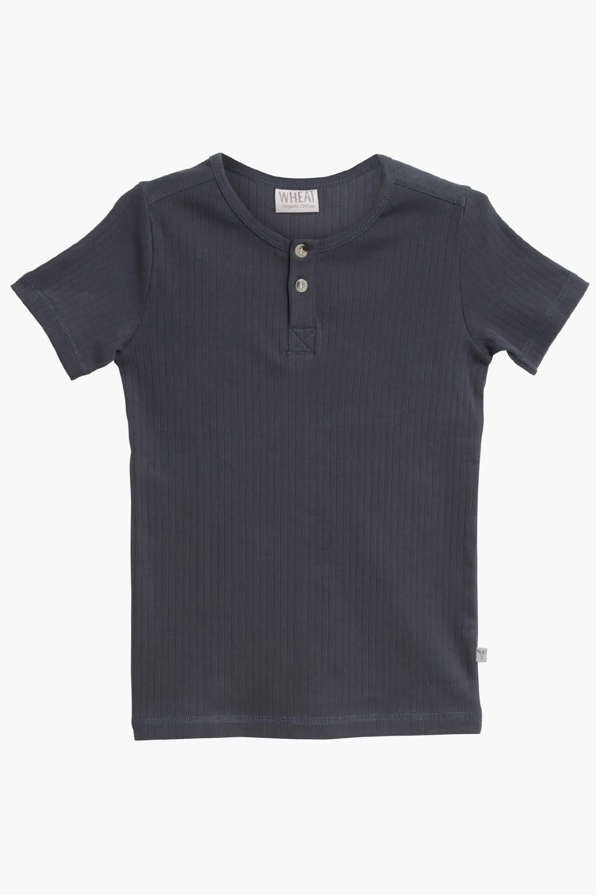 Wheat Bertram Boys Shirt - Grey Blue